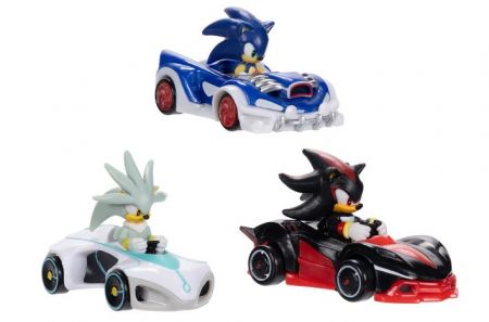 Sonic Auto kov/plast 7 cm 1:64 - Wave 7