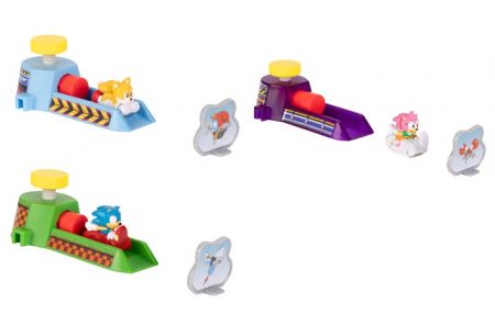 Sonic Go Go Racers Mini Launcher SET