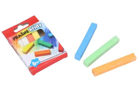 Křídy prašné 6ks