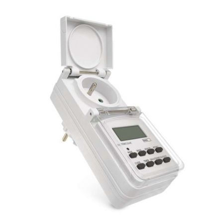 EMOS Časovač – digitální spínací zásuvka venkovní IP44