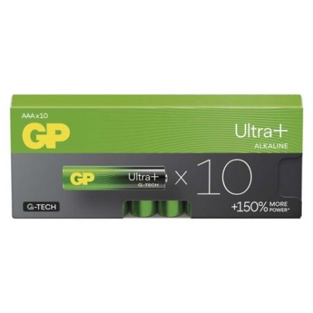 GP Alkalická baterie GP Ultra Plus AAA (LR03), 10 ks