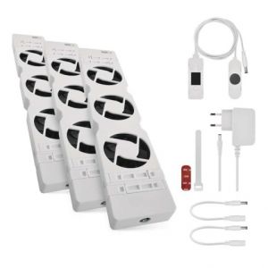 EMOS Ventilátor pod radiátor TRIO, bílý