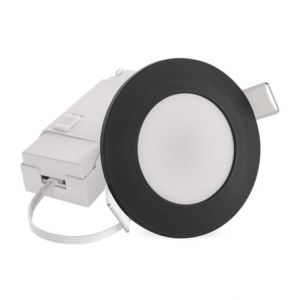 EMOS LED bodové svítidlo LORI 4,5W 345LM IP65 CCT černá
