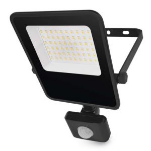 EMOS LED reflektor VISIO s pohybovým čidlem, 30 W, černý, neutrální bílá