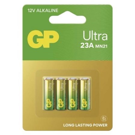 GP Alkalická speciální baterie ULTRA GP 23A 12 V, 4 ks