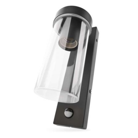 EMOS Zahradní nástěnné svítidlo ZALA, čidlo soumraku, 14,5 x 8,9 x 26,2 cm, 1 x E27, 15 W