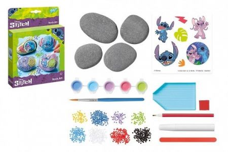 Malování na oblázky/kameny Stitch kreativní sada v krabičce 17,5x24,5x3,5cm