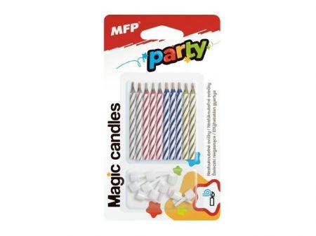 Dortové svíčky MFP Magic 10ks 6cm