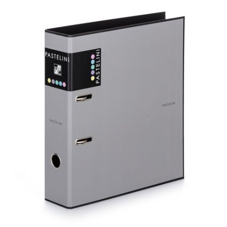 II. jakost Pořadač A4 lamino páka 7cm PASTELINI šedá