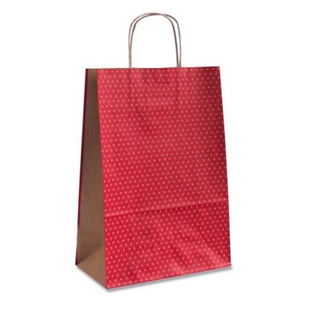 Dárková taška Natura Pois S 160x80x210mm, červená
