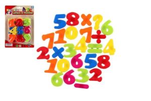 Magnetické číslice 4cm 27ks na kartě