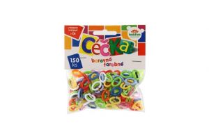 Céčka barevná 150ks plast v sáčku