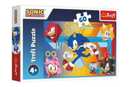 Puzzle Sonic v akci 33x22cm