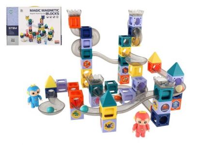 Kuličková dráha magnetická s figurkami plast