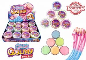 Sliz - hmota 50g neonová 7x2,5cm, 6 barev