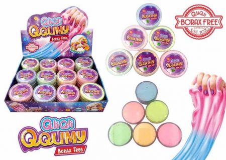 Sliz - hmota 50g neonová 7x2,5cm, 6 barev