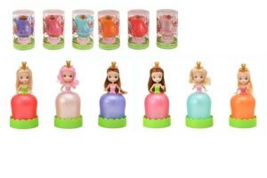 Panenka princezna květinová víla plast pevné tělo 