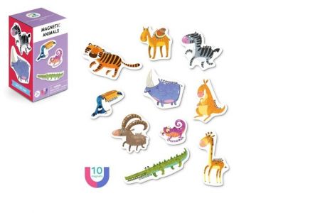 Magnetická hra Zvířátka 10ks v krabičce 7x12x7cm