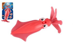 Sépie na natažení pro potápění plast 15cm na kartě 11x20cm