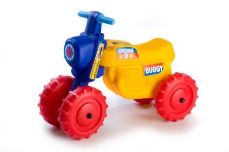 Odrážedlo CROSS motorka Žlutá (odstrkovadlo)