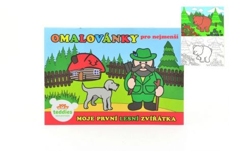 Omalovánky A5 Moje první zvířátka lesní 21x14,5cm MPLZ