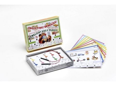 Angličtina! Brnkačka! společenská hra na baterie v krabici 22x16x3cm