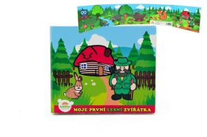 Knížka leporelo Moje první zvířátka lesní 13,5x11x1,5cm od 24m+ MPZ