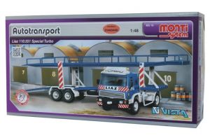 Stavebnice Monti 19 Autotransport Liaz 1:48 v krabici 31,5x16,5x7,5cm