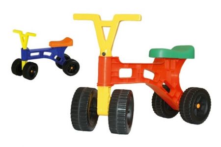 Odrážedlo Roloped plast výška sedadla 27cm asst 2 barvy od 18 měsíců