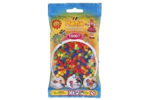 Zažehlovací korálky MIDI transparentní neonové 1000ks v sáčku