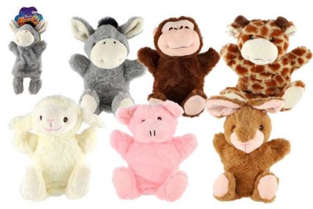 Maňásek Zvířátko plyš 30cm asst 6 druhů 18m+