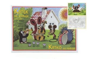 Omalovánky Krtek se raduje A5