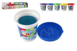 Modelína/Plastelína v kelímku 5ks mix barev v krabičce 40x8x8cm