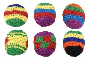 Hakysák míček footbag 6cm v sáčku