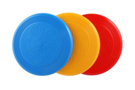 Létající talíř Frisbee plast 23cm 4 barvy 12m+
