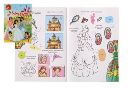 Pracovní sešit 101 aktivit s nálepkami Princezny CZ verze 21x30cm