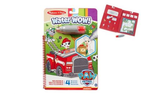 Kouzelné malování vodou Tlapková patrola/Paw Patrol omalovánky 19x28cm + štětec