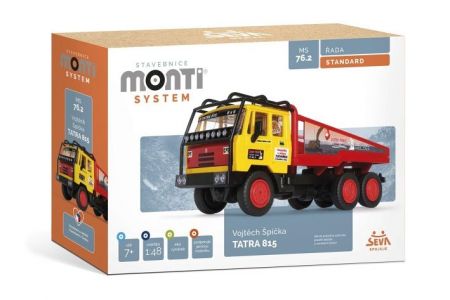 Stavebnice Monti System MS 76.2 Vojtěch Špička Tatra 815 1:48 v krabici 22x15x6cm