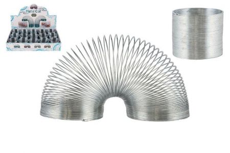 Spirála/pružina kov průměr 5,5cm ve fólii