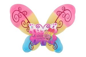 Křídla motýlí nylon 49x48cm v sáčku karneval
