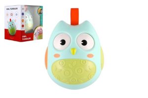 Roly Poly sova plast 11cm se zvukem v krabičce 14x16x12cm 6m+