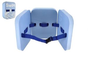 Plovací deska/pásek pěnová 18,5x24cm modrá ve fólii