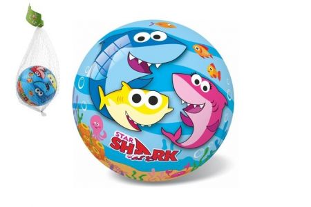 Míč Baby Shark nafouknutý 14 cm v síťce