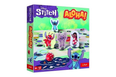Aloha! Stitch společenská stolní hra v krabici 24,5x24,5x5,5cm