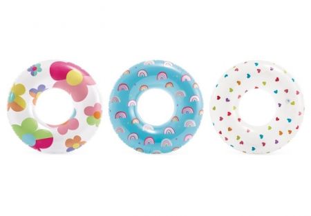 Kruh nafukovací prům. 81cm 3 druhy v sáčku 8 let