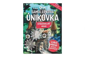 Samolepková únikovka Strašidelný hrad 20x26cm CZ verze