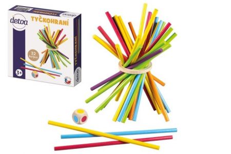 Tyčkohraní společenská hra v krabici 15x15x3,5cm