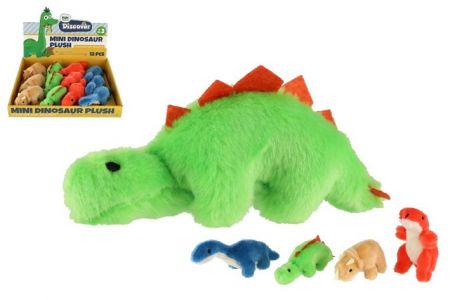 Zvířátko dinosaurus plyš 12-16cm 4 druhy 3m+