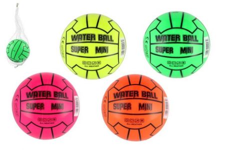 Míč k vodě mini nafouknutý 14cm 4 barvy v síťce