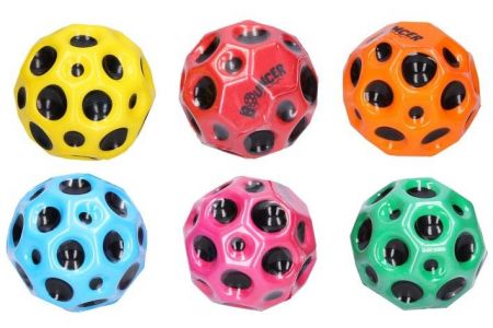 Míček extrémně skákací meteorit pěna 6cm 6 barev